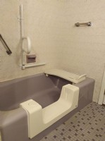 tub cut with grab bars in Andover Massachusetts